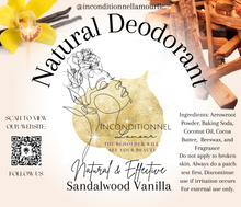Load image into Gallery viewer, All-Natural Deodorant