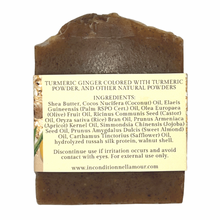 Load image into Gallery viewer, Turmeric Ginger Natural Exfoliating Soap