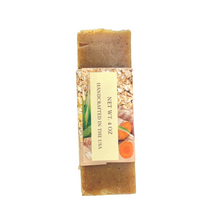 Load image into Gallery viewer, Turmeric Ginger Natural Exfoliating Soap