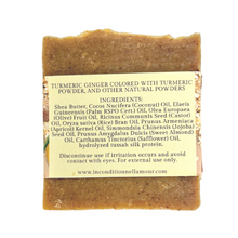 Load image into Gallery viewer, Turmeric Ginger Natural Exfoliating Soap