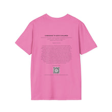 Load image into Gallery viewer, Christian Bible Scripture Unisex T-Shirt - GOD Nutritional Guide Design
