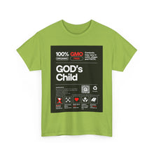 Load image into Gallery viewer, Religious Unisex Heavy Cotton Tee, Spiritual Christian Shirt, Faith Inspired T-Shirt, Religious Gift, GODs Child Nutritional Tee
