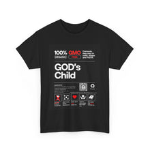 Load image into Gallery viewer, Religious Unisex Heavy Cotton Tee, Spiritual Christian Shirt, Faith Inspired T-Shirt, Religious Gift, GODs Child Nutritional Tee

