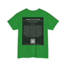 Load image into Gallery viewer, Religious Unisex Heavy Cotton Tee, Spiritual Christian Shirt, Faith Inspired T-Shirt, Religious Gift, GODs Child Nutritional Tee
