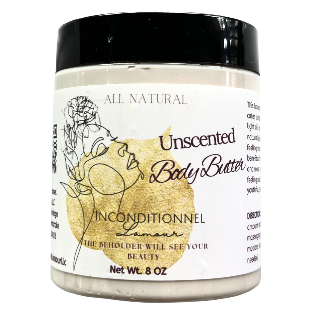 Unscented Natural Body Butter